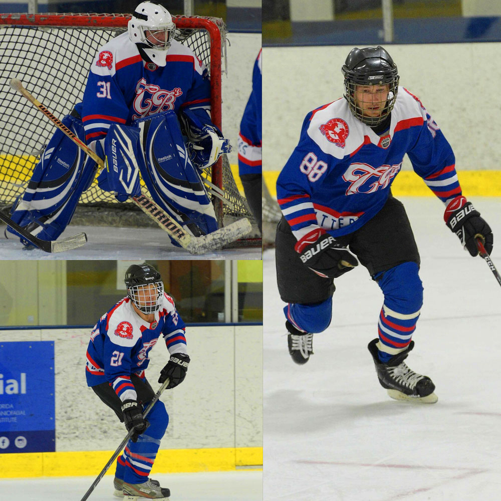 Glitter Bombs on ice