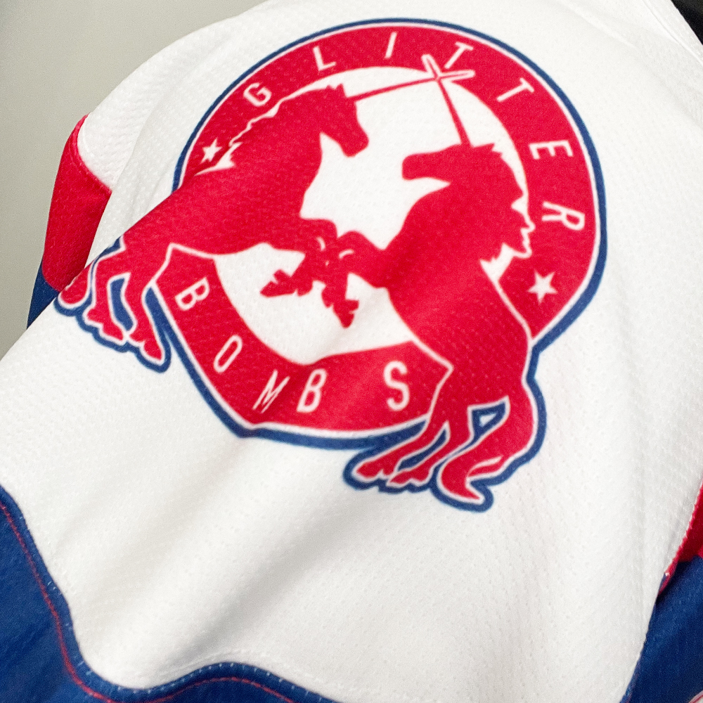 Glitter Bombs Jersey secondary logo
