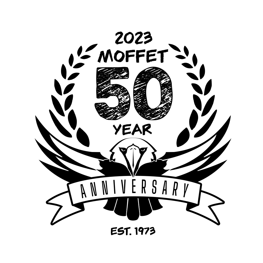 Moffet 50th Logo